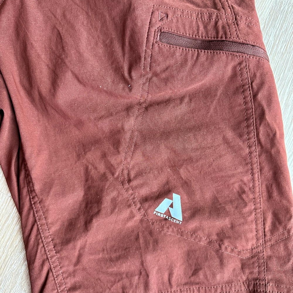 Eddie Bauer First Ascent Guide Pro Shorts – Men’s Size 34 Rust - Picture 3 of 5